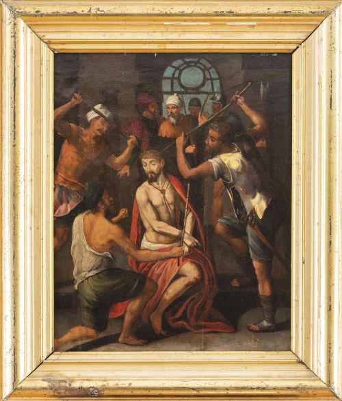 ESCUELA ESPAÑOLA, SIGLO XVIIEscarnio de Cristo