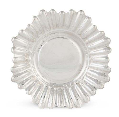 Panera de plata de ley 925. Con marcas.España, S. XX.