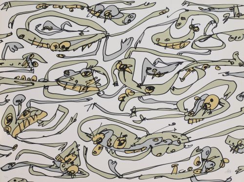 ANTONIO SAURA (Huesca, 1930 - Cuenca, 1998)La Pereza (Ser