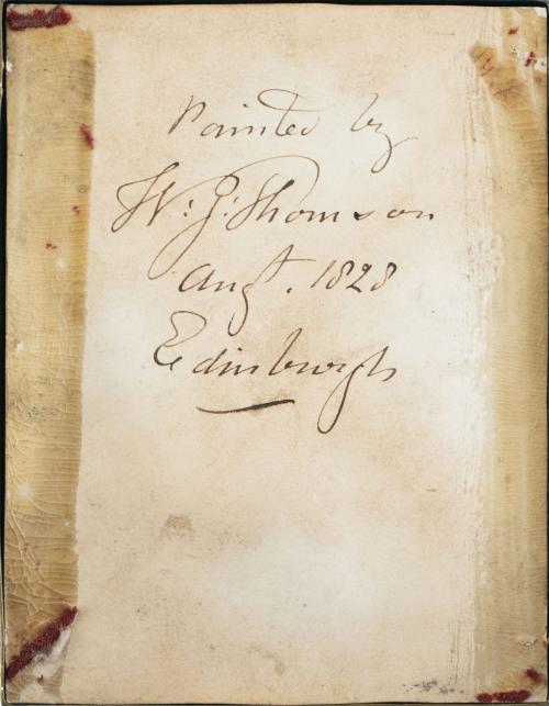 WILLIAM JOHN THOMSON (Savannah, EE.UU., 1771 - Edimburgo, 1