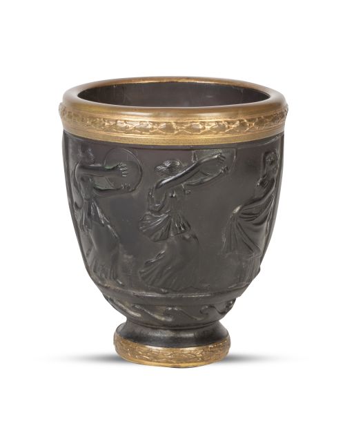 George de Feure (1868-1943). Vaso de cristal art-decó de 