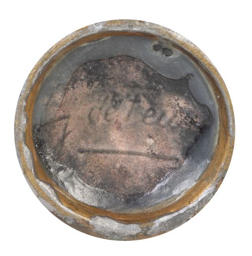 George de Feure (1868-1943). Vaso de cristal art-decó de 