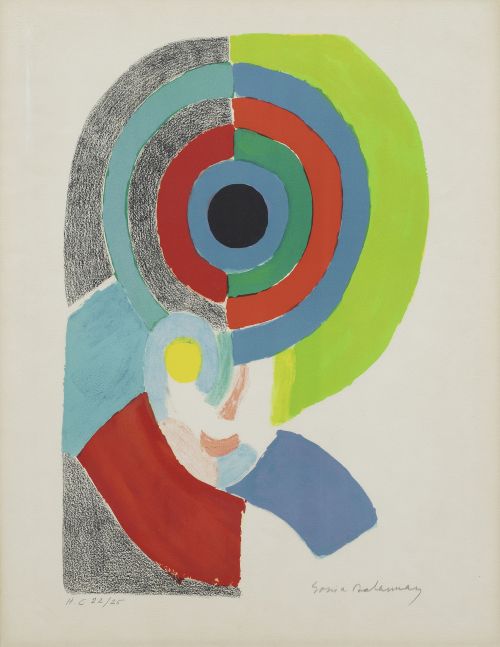 SONIA DELAUNAY (Hradyzk, 1885 - París, 1979)Autoportrait 