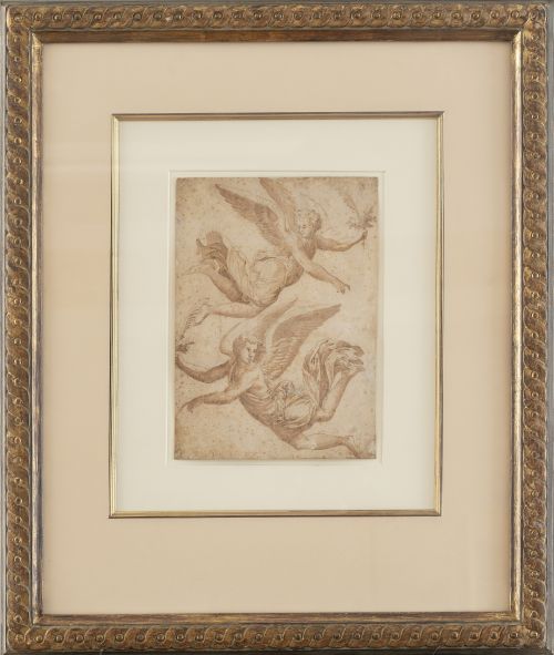 ESCUELA ITALIANA, SIGLO XVIEstudio de ángeles volando