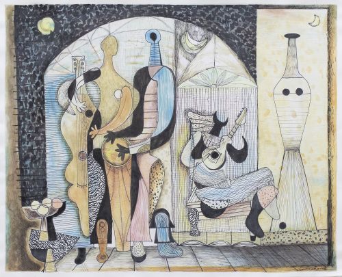 MARIO CARREÑO (La Habana, Cuba, 1913 - Santiago de Chile, C