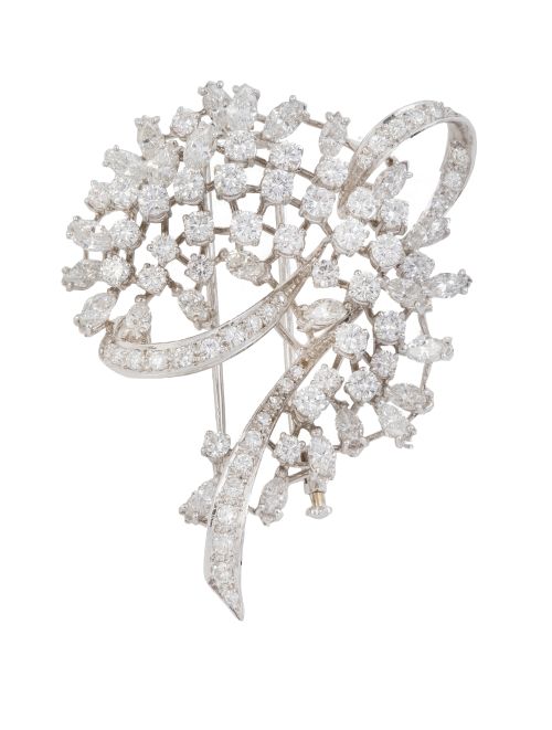 Sortija trenza oro y brillantes