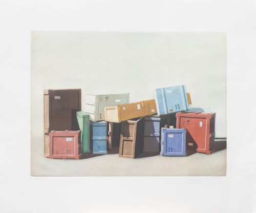 CRISTÓBAL TORAL (Torre Alháquime, Cádiz, 1940)Embalajes, 