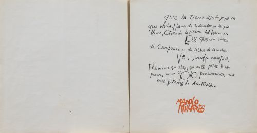 MANOLO MILLARES (Las Palmas de Gran Canaria, 1926 - Madrid,