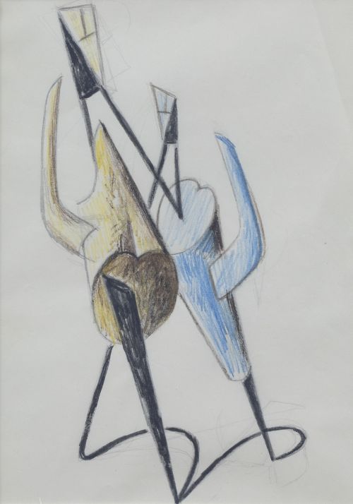 ÁNGEL FERRANT  (Madrid, 1890 - 1961)Sin título (Estudio p