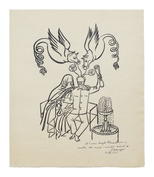 JOSEP GRANYER (Barcelona 1899-1983) Sin título, 1947