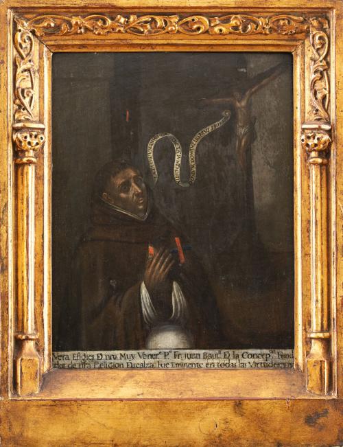 ESCUELA ESPAÑOLA, H. 1800Verdadero retrato de San Juan Fr