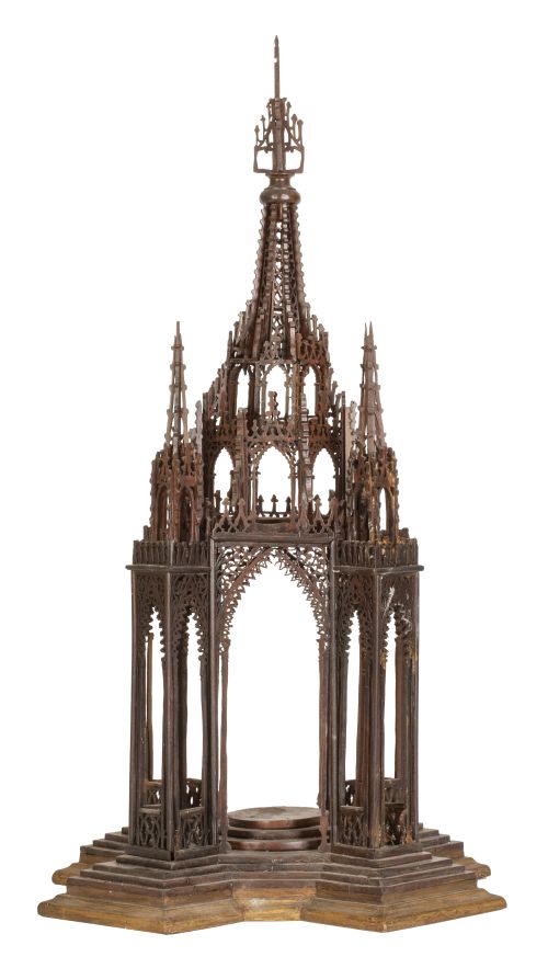 Maqueta para monumento de estilo gótico.S. XIX.