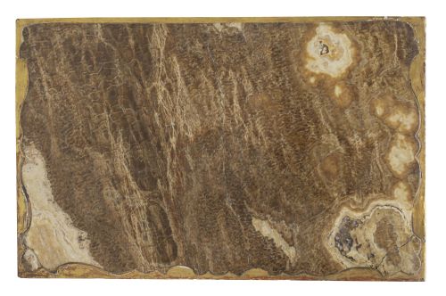 Mesa de centro de madera tallada y dorada de estilo Carlos 