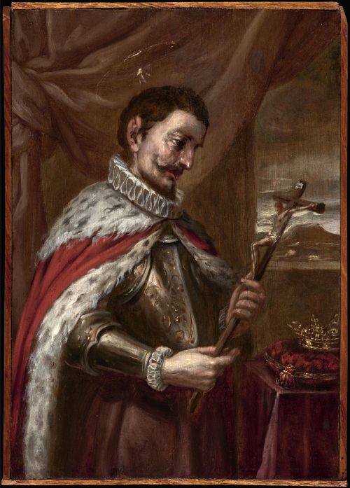 LUCAS VALDÉS (Sevilla, 1661-Cádiz, 1725)San Luis, rey de 
