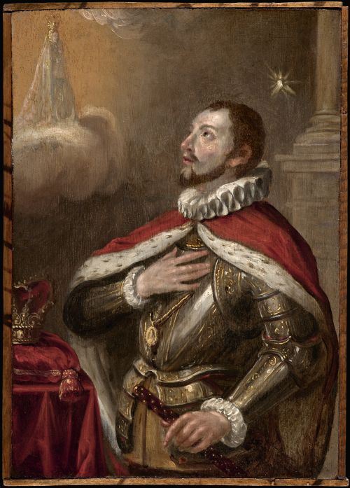 LUCAS VALDÉS (Sevilla, 1661-Cádiz, 1725)San Luis, rey de 