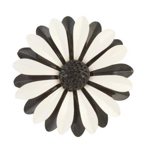 Broche flor vintage americano años 60, con pétalos de esmal