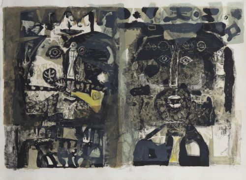 ANTONI CLAVÉ (Barcelona,1913 - Saint-Tropez, 2005)Deux ro