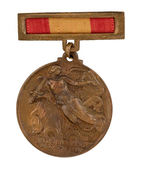 Medalla conmemorativa "18 DE JULIO 1936 ALZAMIENTO" de 1939.