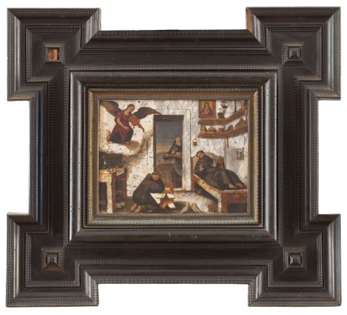 ESCUELA ITALIANA, SIGLO XVIISan Francisco confortado por 