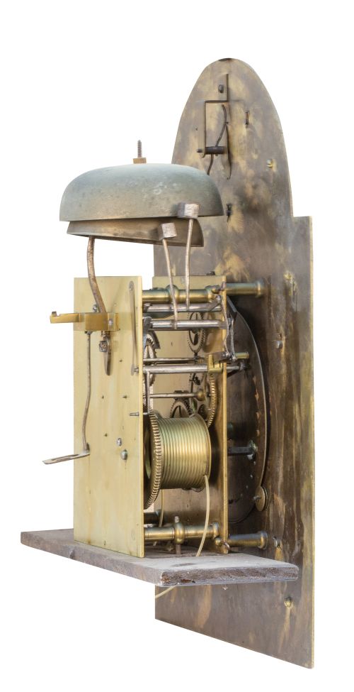 "Otto Van Meurs Amsterdam".Reloj de caja alta de madera d