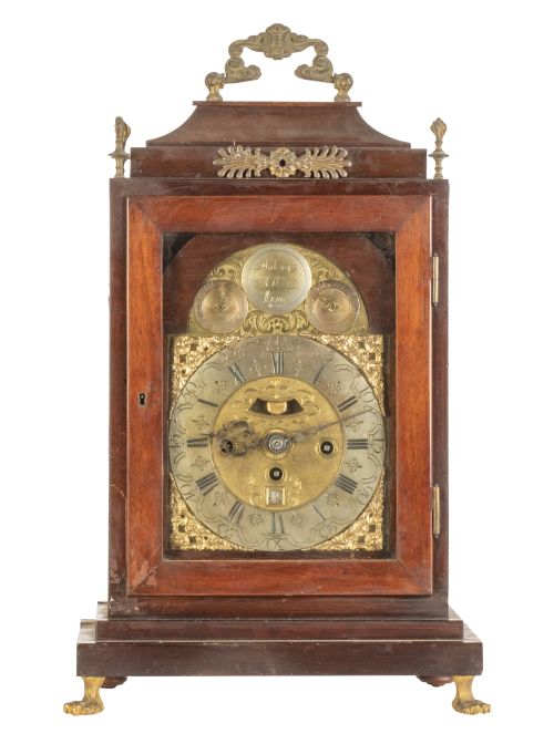 "Antoni Moltzer Wienn", activo en 1740.Reloj tipo Bracket