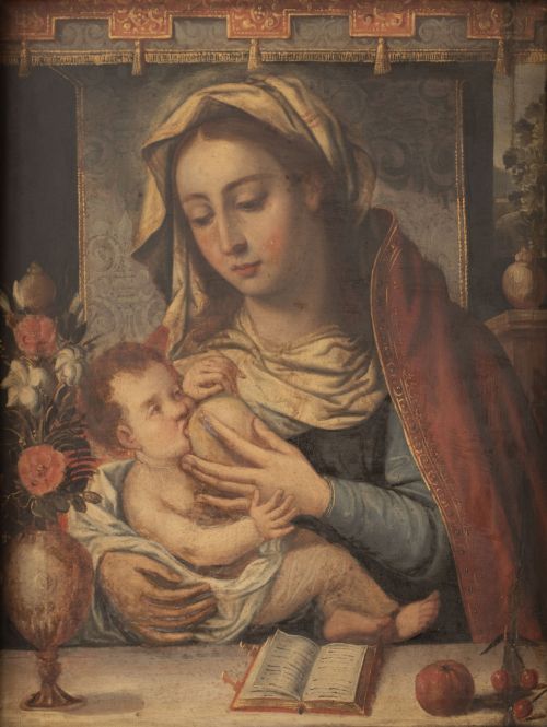 ESCUELA FLAMENCA, SIGLO XVIVirgen de la leche