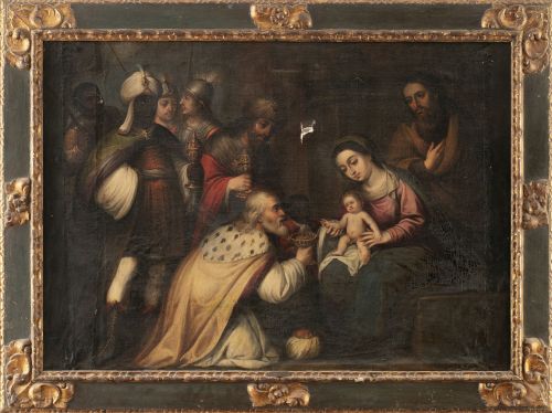ESCUELA GRANADINA, SIGLO XVIIAdoración de los Reyes Magos