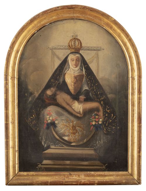 ESCUELA ESPAÑOLA, SIGLO XIXLa Virgen de las Angustias