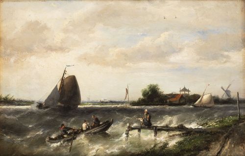 ESCUELA HOLANDESA, SIGLO XIXMarina