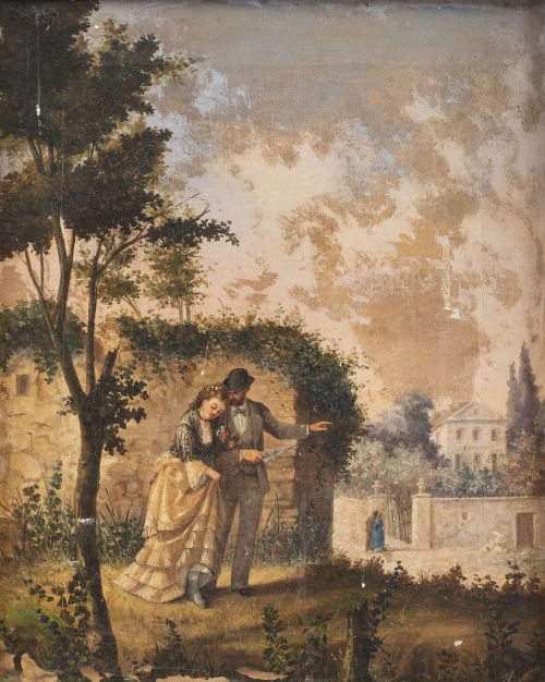 ESCUELA ESPAÑOLA, SIGLO XIXPaseando