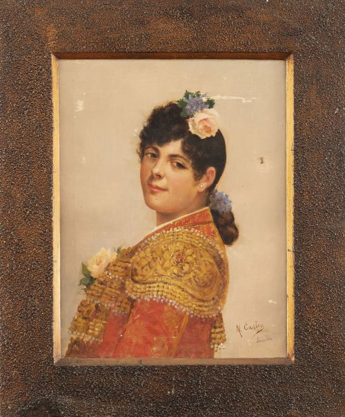 ESCUELA ESPAÑOLA, SIGLO XIXMaja vestida de torero