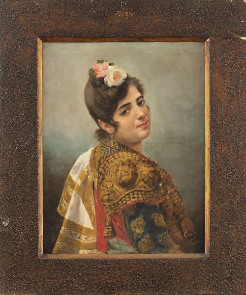 ESCUELA ESPAÑOLA, SIGLO XIXMaja vestida de torero