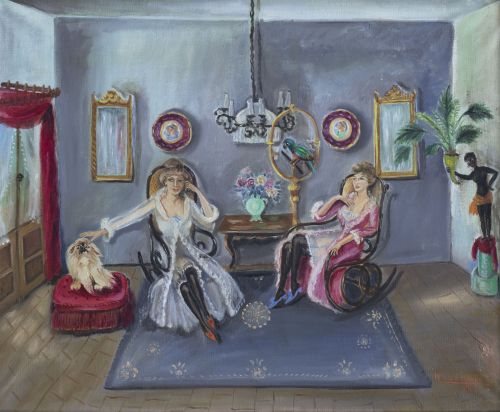 MARI PEPA ESTRADA (Málaga, 1905 - 1997)Interior, 1968​