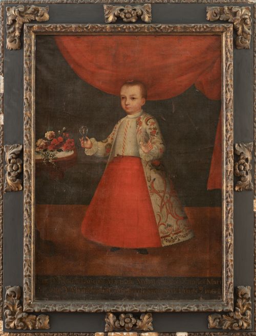 ESCUELA NOVOHISPANA, SIGLO XVIIIRetrato de don Manuel Jos