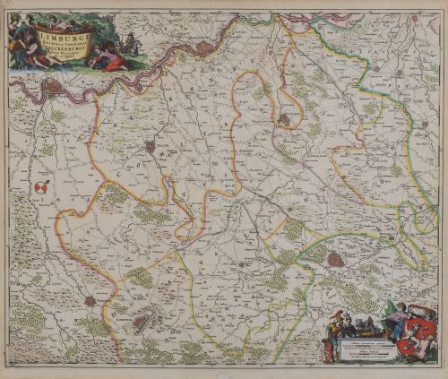 NICOLAES VISSCHER (1683-1696), JOAN BLAEU (1596-1673)Duca