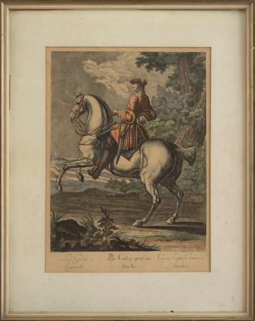 JOHANN ELIAS RIDINGER (1698-A1767)A galope