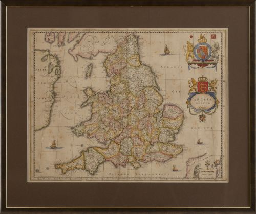 JOAN BLAEU (1596-1673)Anglia regnum