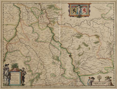 WILLEM JANSZOON BLAEU (1571-1638)Ducado de Julich y Berg: