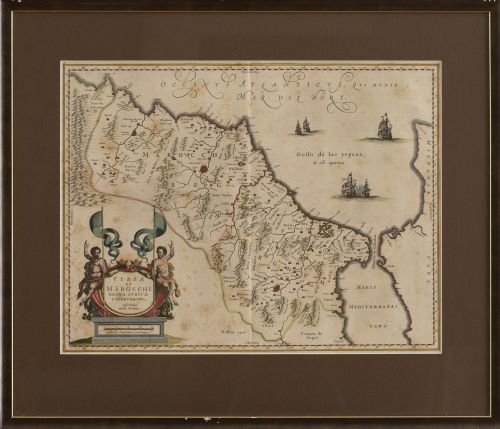 ABRAHAM ORTELIUS (1527-1598)Marruecos: "Fezzae et Marocch