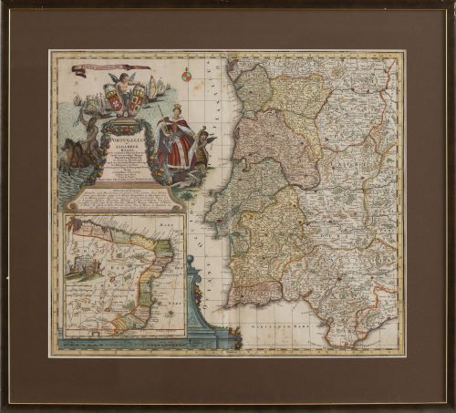 MATTHEUS SEUTTER (1678 - 1757)Portugal: "Portugalliae et 
