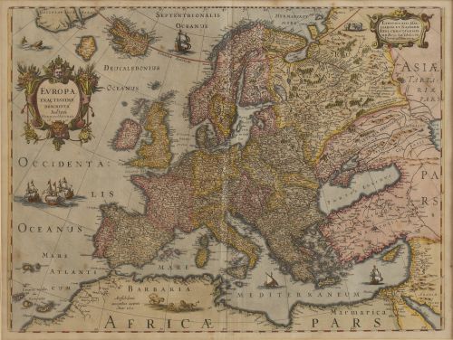 HENRICUS HONDIUS (ca. 1597- 1651) y JOHANNES JANSSONIUS (15