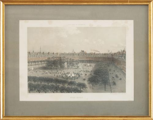 FELIX BENOIST, SIGLO XIX- XXParis, La Place Royale
