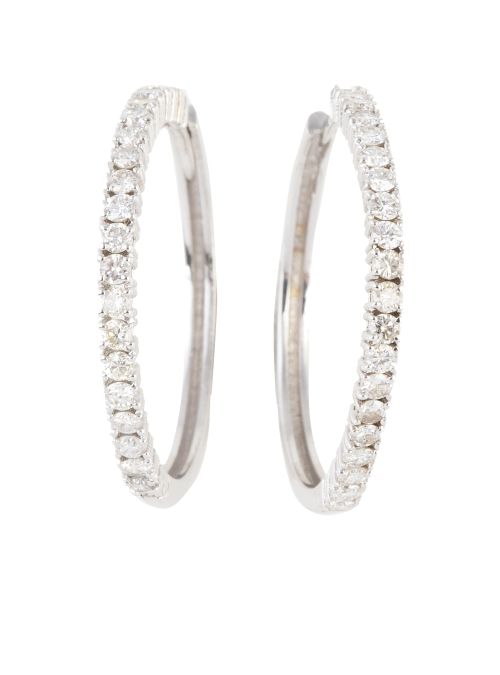 Pendientes criollas de brillantes