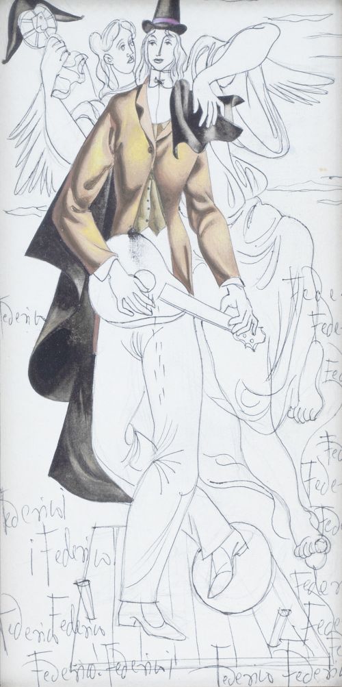 JOSÉ CABALLERO (Huelva, 1913 - Madrid, 1991)Homenaje a Fe