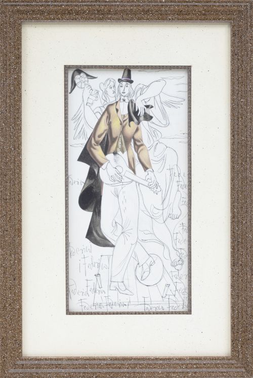 JOSÉ CABALLERO (Huelva, 1913 - Madrid, 1991)Homenaje a Fe