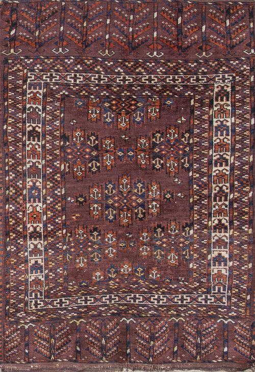 Antigua alfombra Karadashli-Turkmenistán, c. 1800.