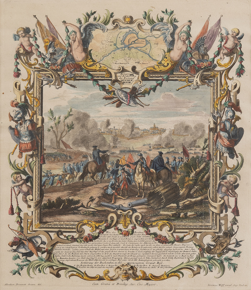 JOHANN AUGUST CORVINUS (1683-1738) según GEORG PHILIPP RUGE