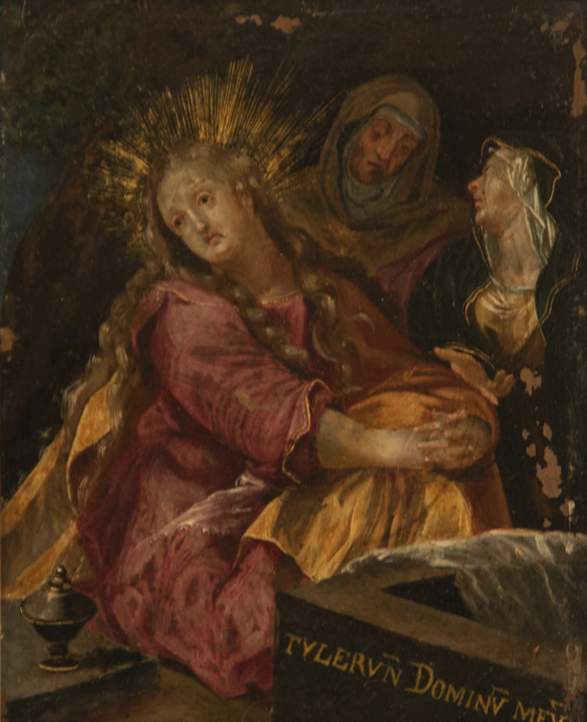 ESCUELA FLAMENCA, SIGLO XVIILas Tres Marías en el Sepulcro