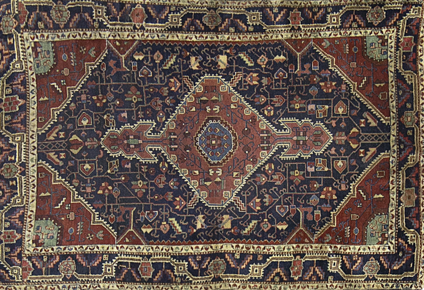 Antigua alfombra persa Malayer.
